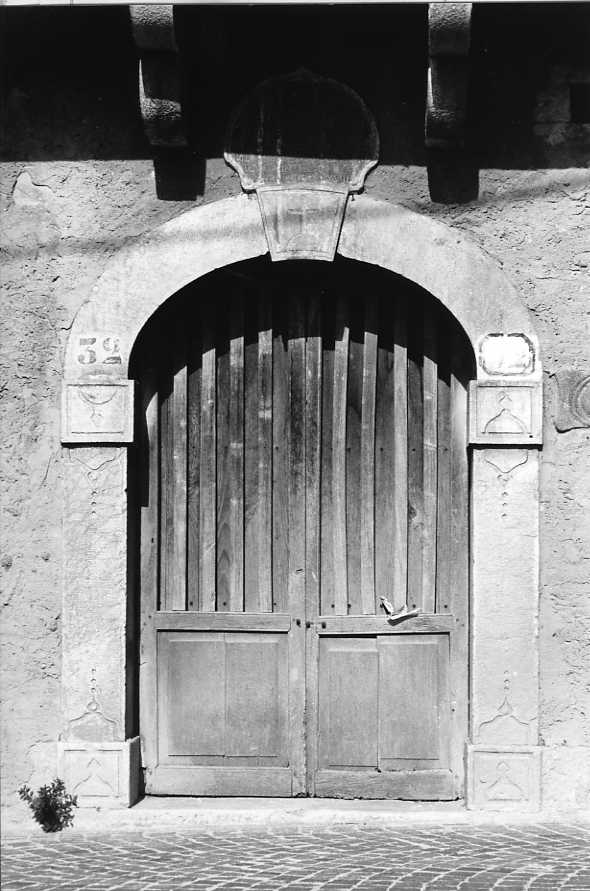 mostra di portale - bottega campana (sec. XVIII)