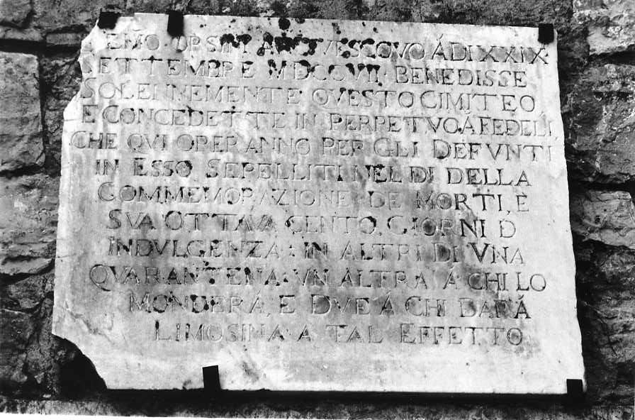 lapide - bottega campana (sec. XVIII)