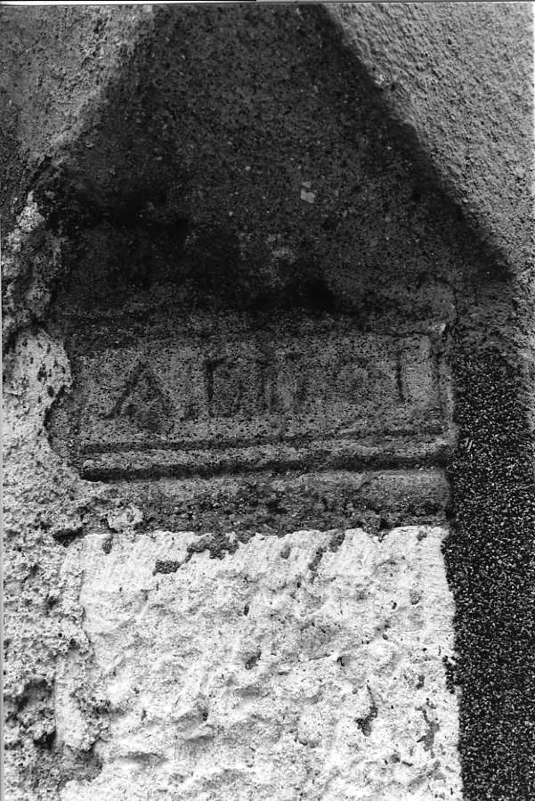 lapide - bottega campana (sec. XVIII)