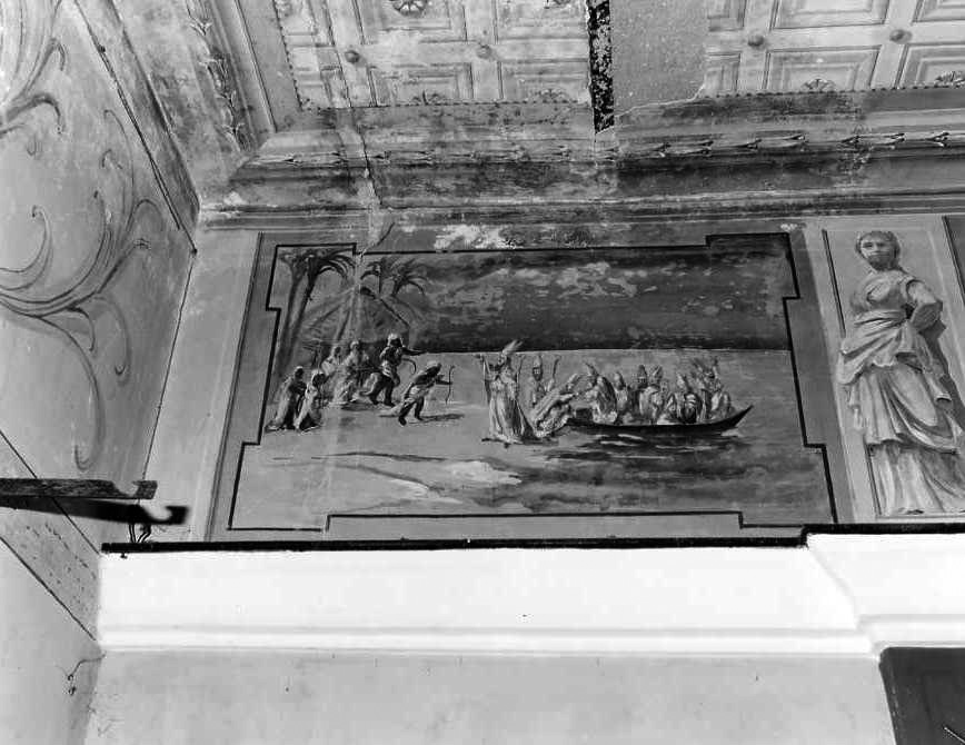 episodio della vita di San Castrese (dipinto, elemento d'insieme) di Ferraro Domenico (sec. XIX)