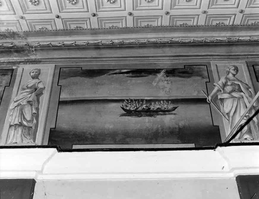 episodio della vita di San Castrese (dipinto, elemento d'insieme) di Ferraro Domenico (sec. XIX)