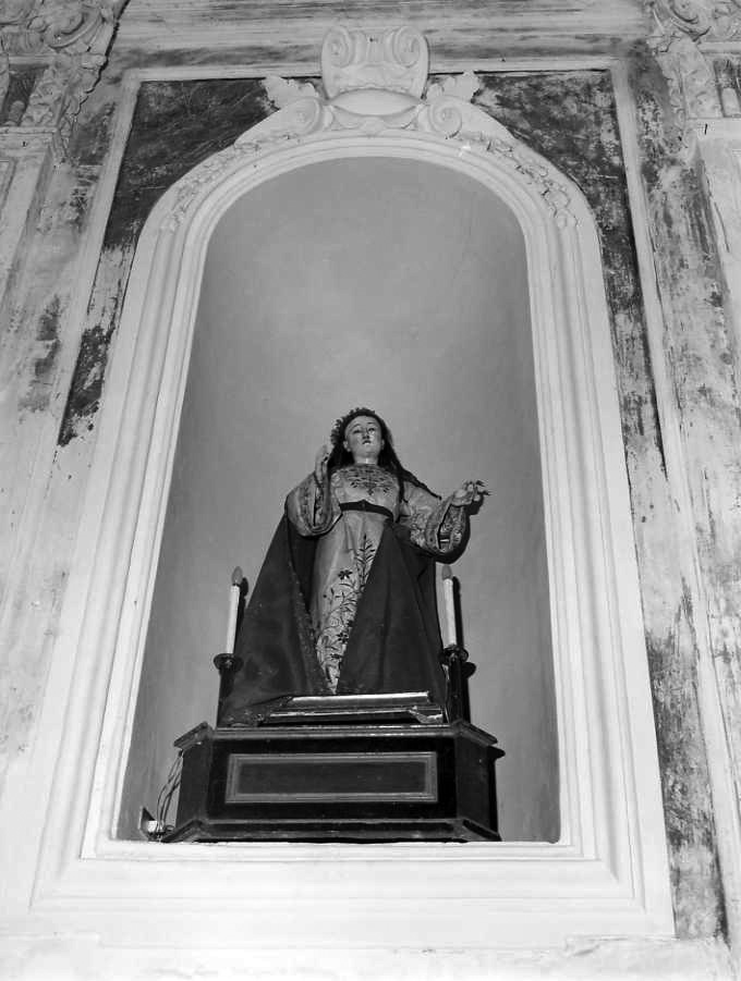 Sant'Agnese (statuetta devozionale) - bottega campana (sec. XIX)