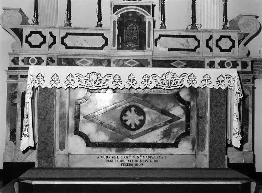 altare - bottega campana (inizio sec. XX)