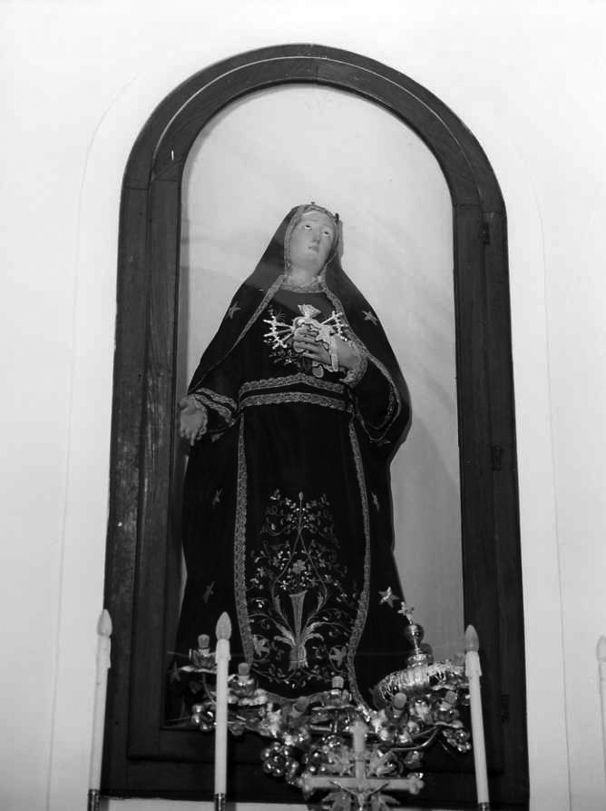 Madonna Addolorata (statua) - bottega campana (sec. XIX)