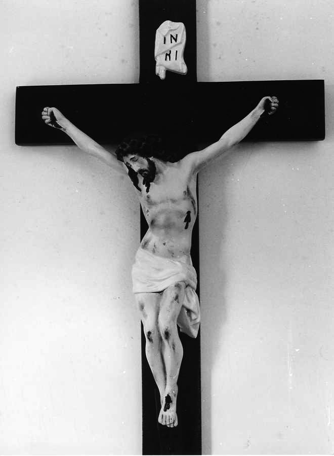 Cristo crocifisso (crocifisso) - ambito napoletano (sec. XIX)