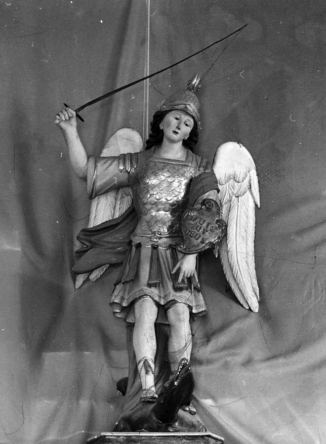 San Michele Arcangelo (statua) - bottega napoletana (prima metà sec. XVIII)