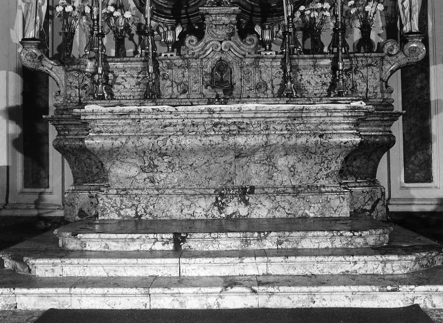 altare maggiore - bottega campana (seconda metà sec. XVIII)