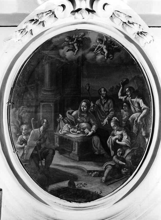 adorazione dei pastori (dipinto) - ambito campano (seconda metà sec. XVIII)