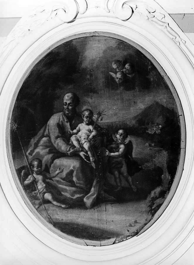San Giuseppe e Gesù Bambino (dipinto) - ambito campano (seconda metà sec. XVIII)