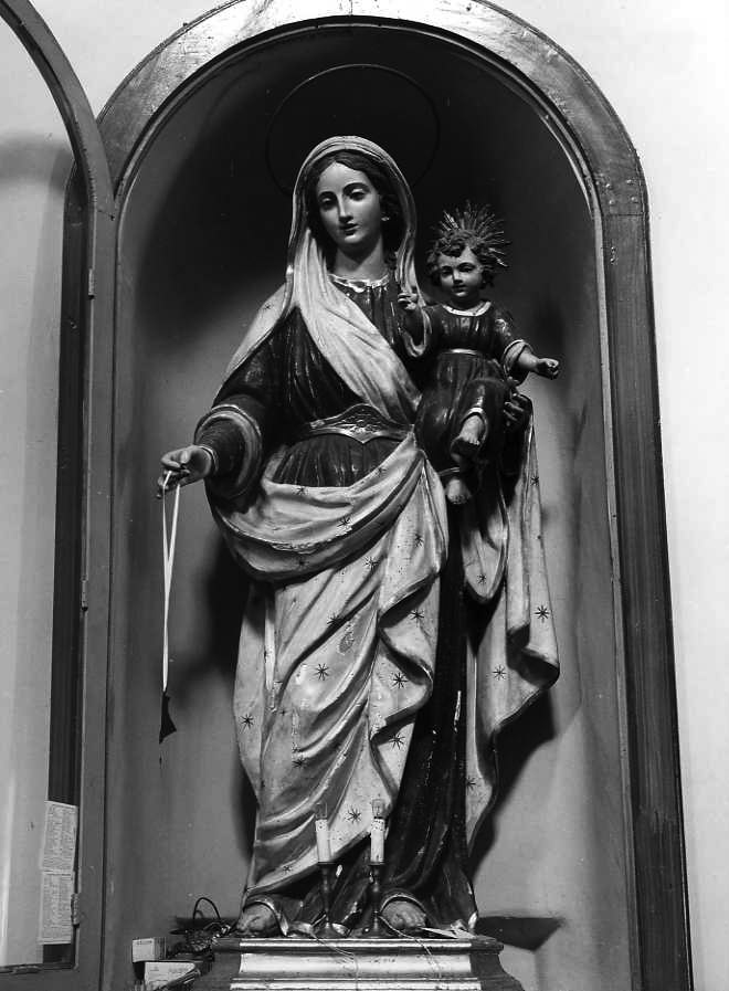 Madonna con Bambino (statua) - bottega napoletana (seconda metà sec. XIX)