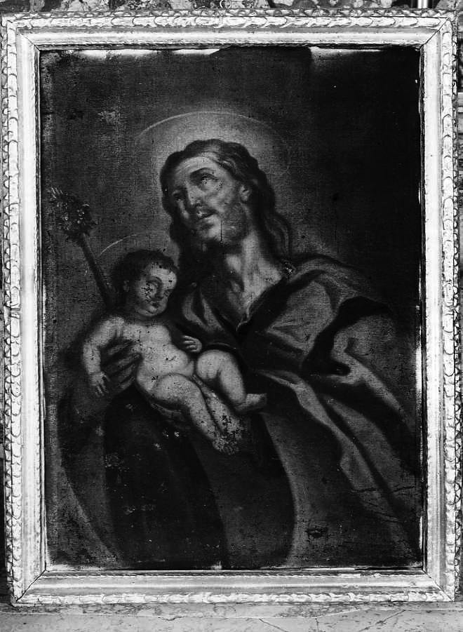San Giuseppe e Gesù Bambino (dipinto) - ambito campano (sec. XVIII)