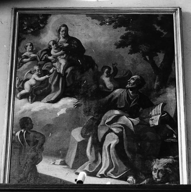 Madonna con Bambino e Santi (dipinto) - ambito campano (metà sec. XVIII)