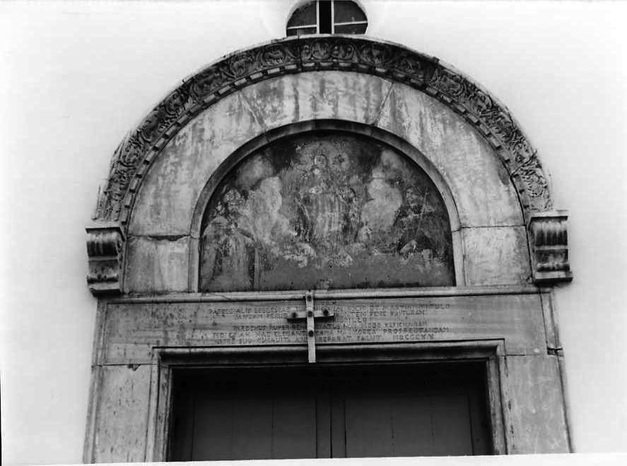 Madonna con Bambino e Santi (dipinto) - ambito napoletano (sec. XVIII)