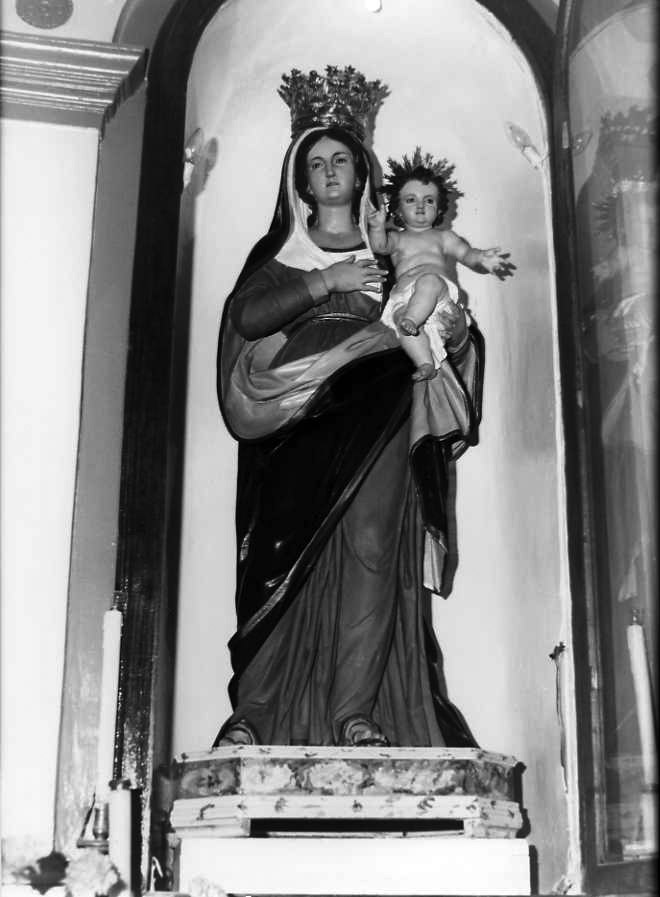 Madonna con Bambino (statua) - bottega napoletana (sec. XIX)