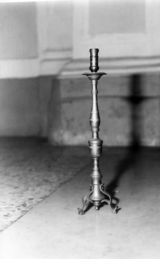 candeliere d'altare - bottega campana (sec. XIX)
