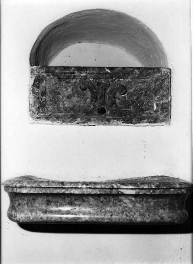 lavabo da sacrestia - bottega napoletana (sec. XVIII)