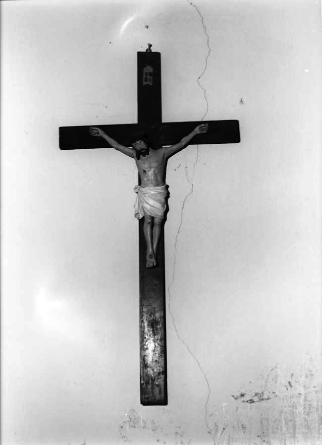 Cristo crocifisso (crocifisso) - bottega campana (sec. XIX)