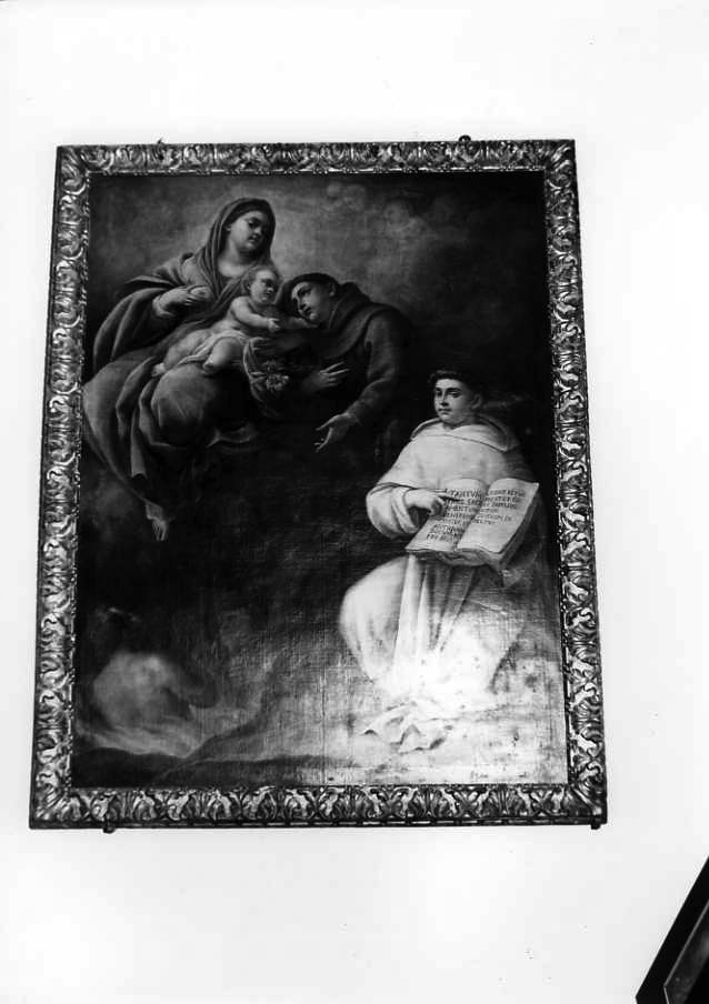 Madonna con Bambino e Santi (dipinto) - ambito napoletano (sec. XVIII)