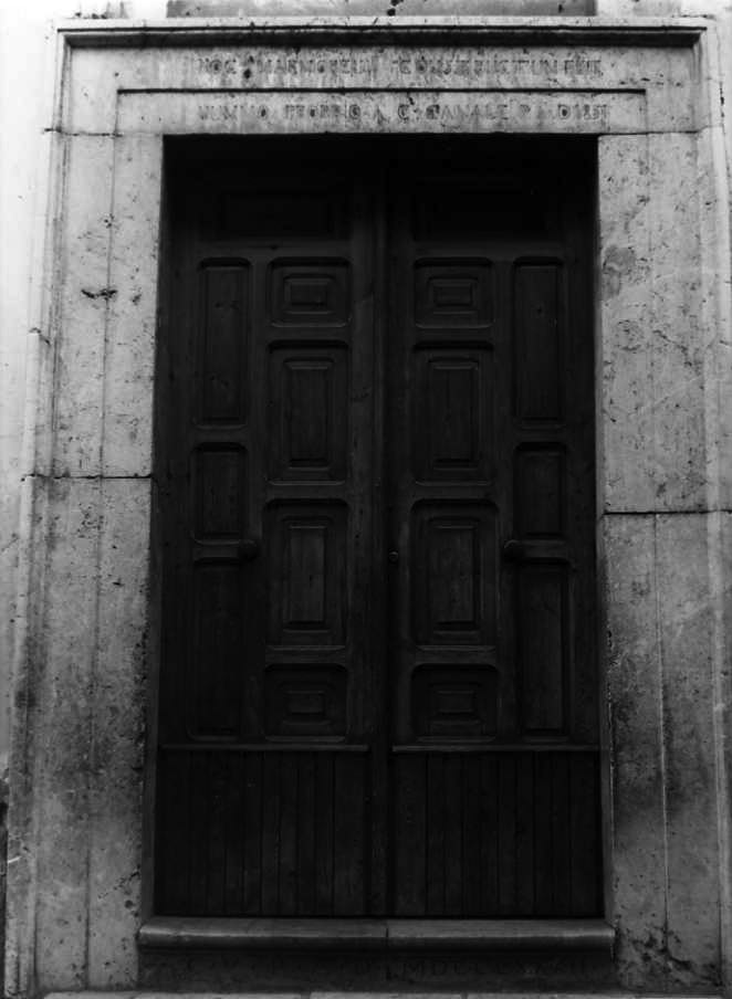 mostra di portale - bottega Italia meridionale (seconda metà sec. XIX)