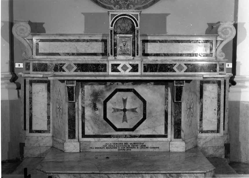 altare - bottega campana (prima metà sec. XX)
