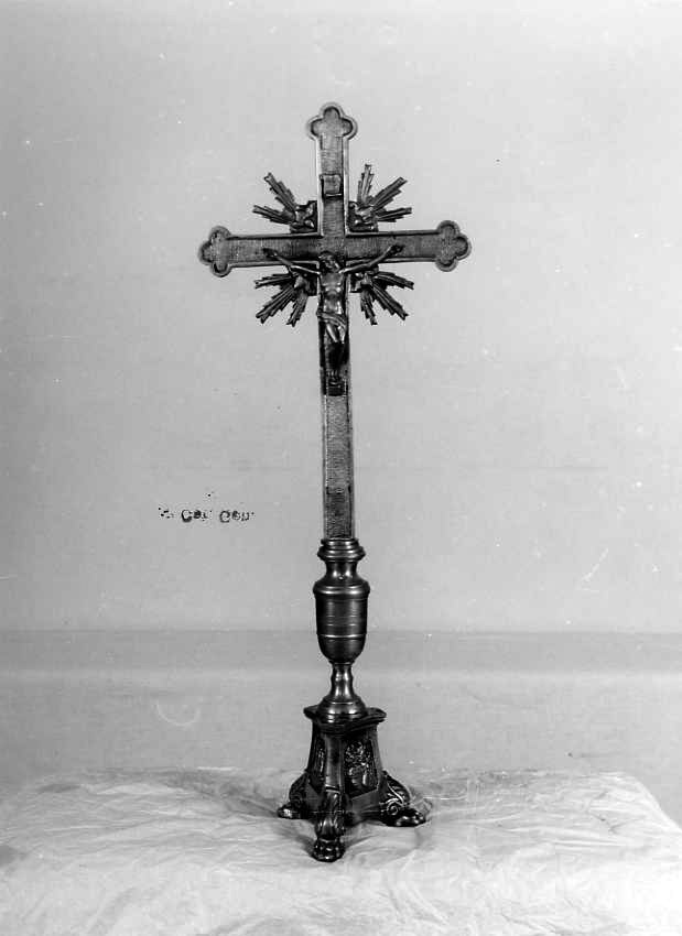 croce d'altare - bottega campana (sec. XIX)