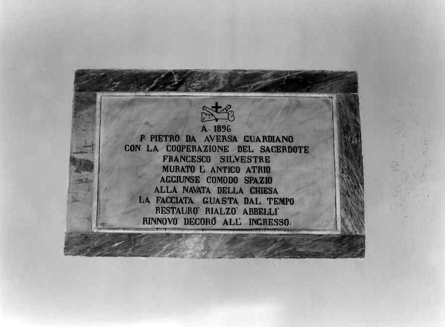 lapide - bottega campana (sec. XIX)