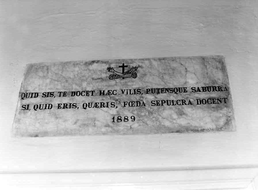 lapide - bottega campana (sec. XIX)