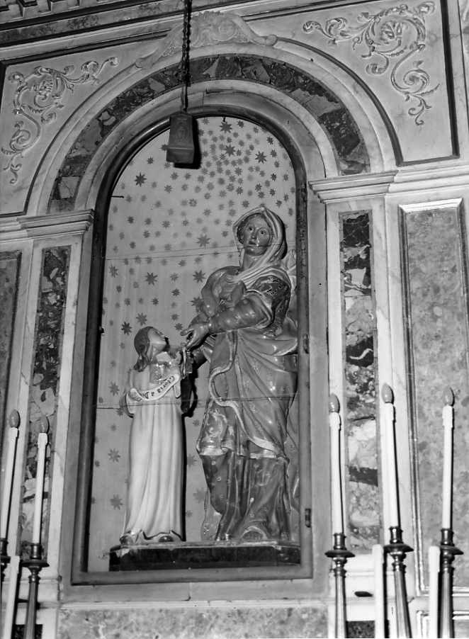 Maria Vergine bambina e Sant'Anna (gruppo scultoreo) - bottega napoletana (seconda metà sec. XVIII)