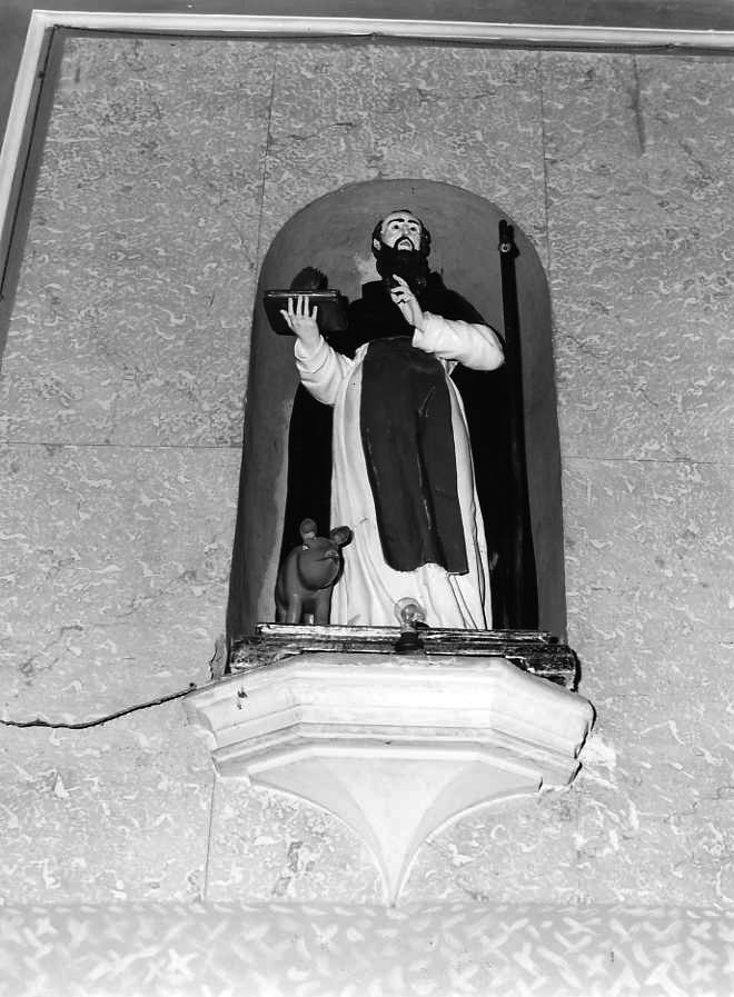 Sant'Antonio Abate (statua) - bottega campana (sec. XIX)