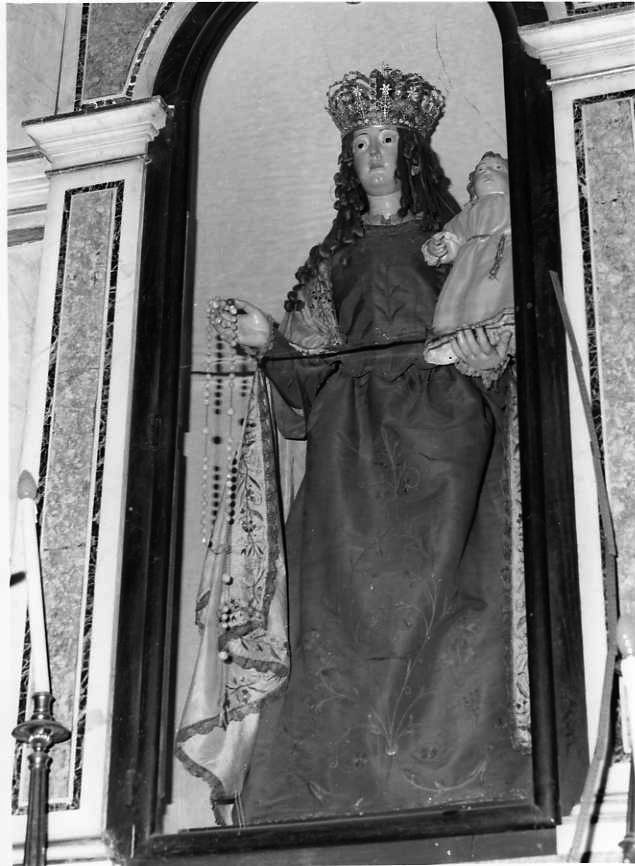 Madonna del Rosario (statua) - bottega campana (sec. XIX)