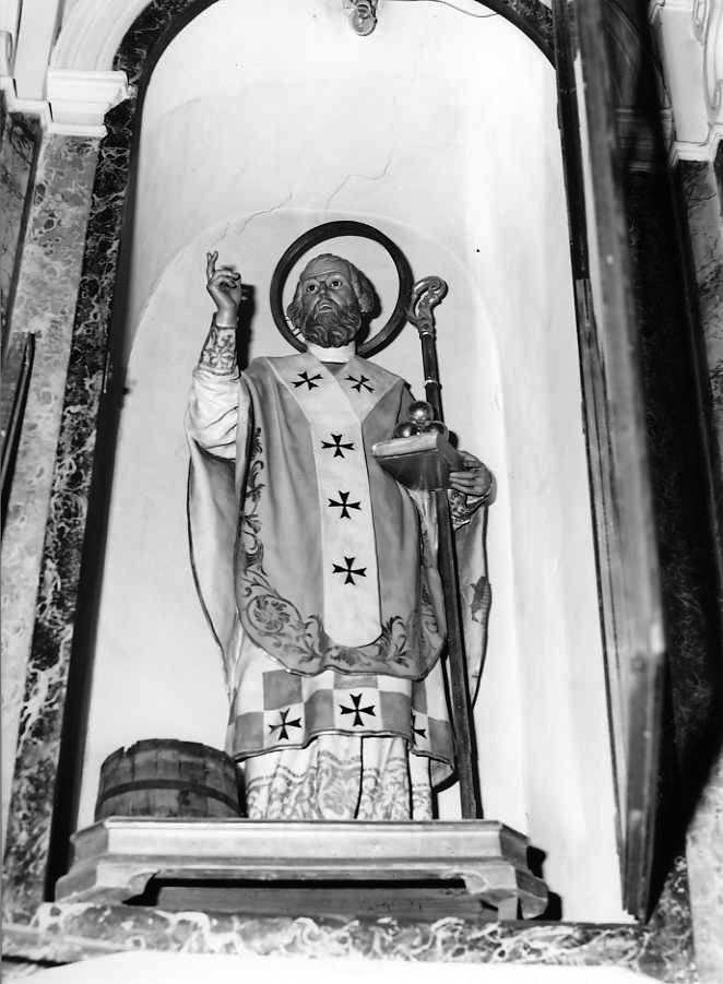 San Nicola di Bari (statua) - bottega campana (sec. XIX)