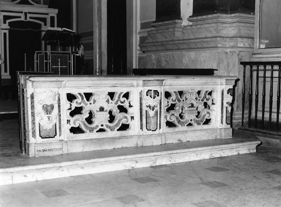 balaustrata, serie - bottega napoletana (sec. XVIII)