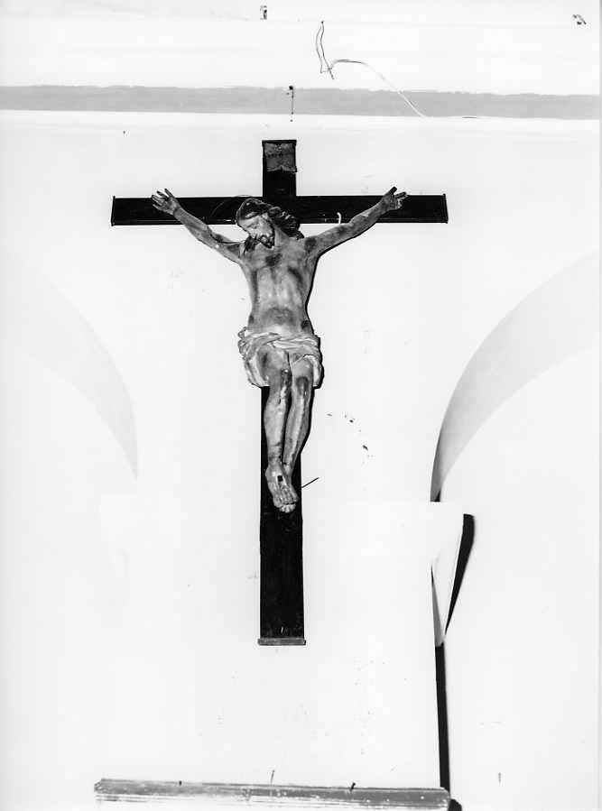 Cristo crocifisso (crocifisso) - bottega campana (seconda metà sec. XIX)