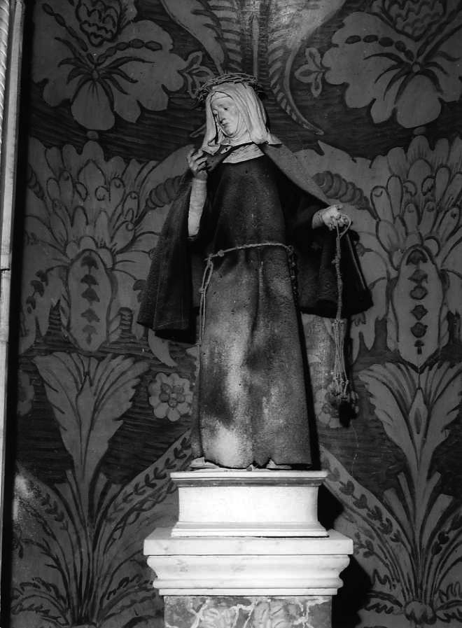 Santa Maria Francesca delle cinque piaghe (scultura) - bottega campana (sec. XIX)