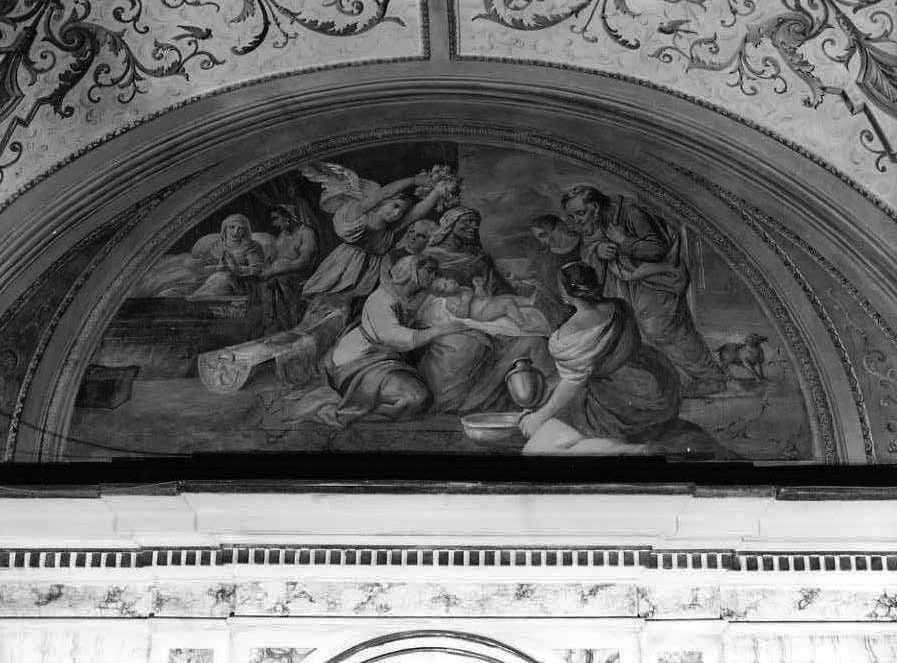 nascita di Maria Vergine (dipinto) - ambito campano (sec. XIX)