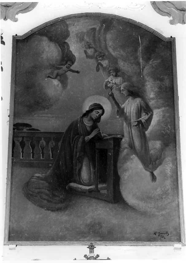 Annunciazione (dipinto) di Iannotta M (sec. XX)