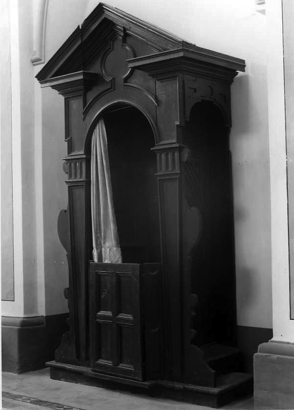 confessionale - bottega campana (ultimo quarto sec. XIX)