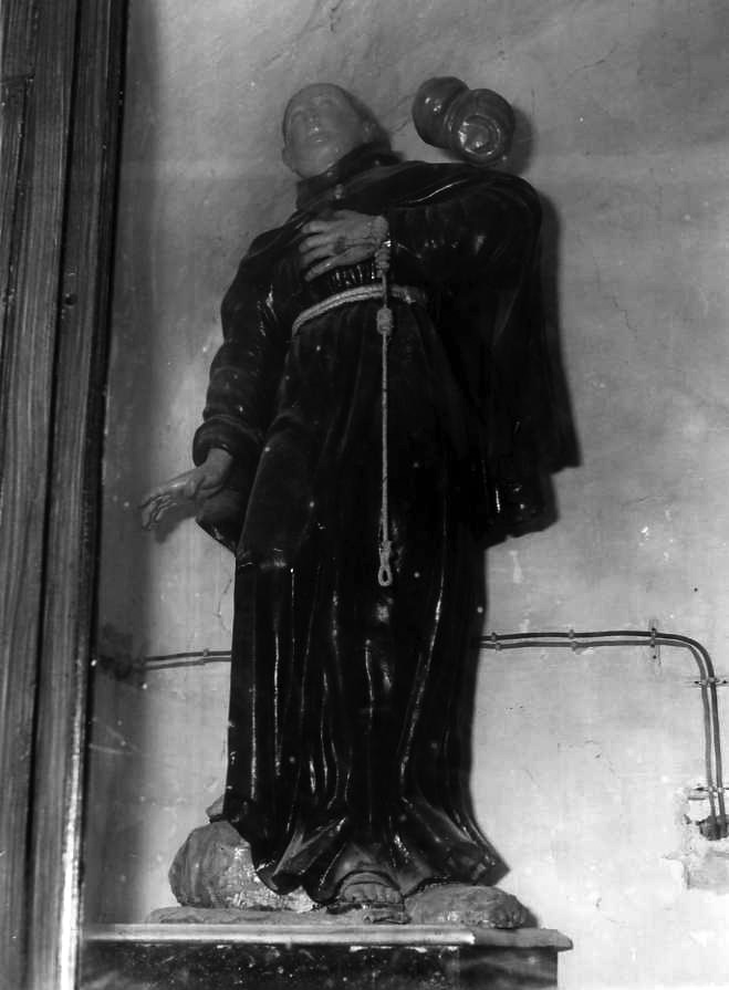 San Pasquale Baylon (statua) - bottega campana (sec. XVII)