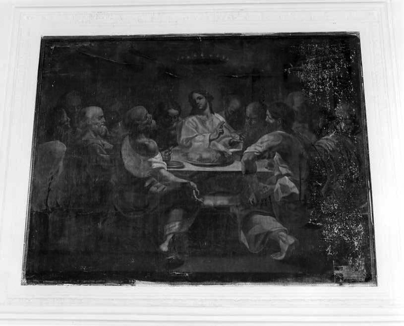 ultima cena (dipinto) - ambito napoletano (sec. XIX)