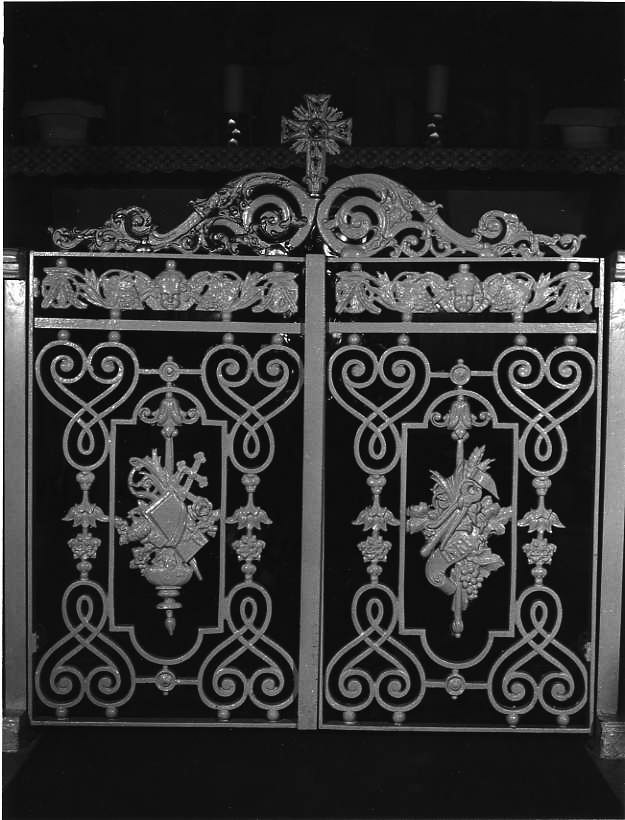 cancello di balaustrata - bottega campana (sec. XVII)