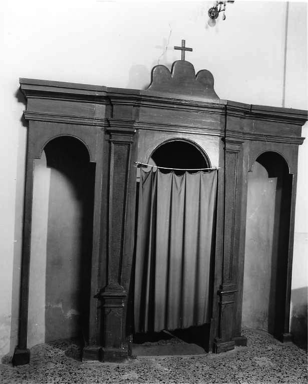 confessionale - bottega campana (sec. XVIII)