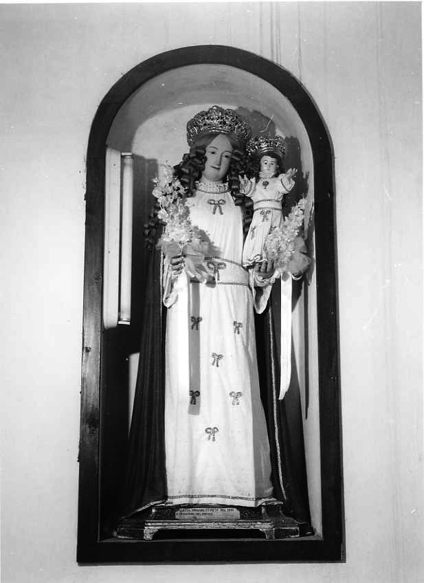 Madonna con Bambino (statua) - bottega campana (sec. XIX)