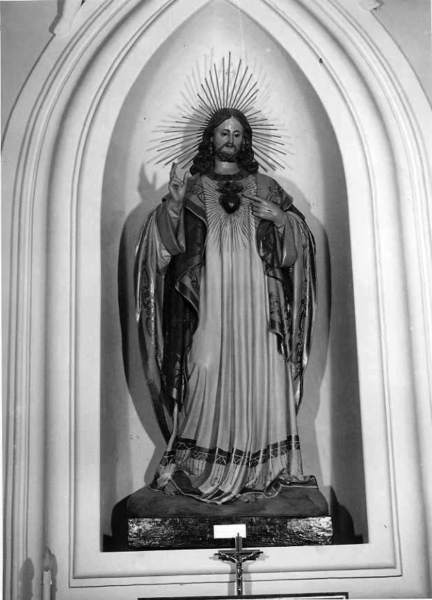 Sacro Cuore di Gesù (statua) - bottega campana (seconda metà sec. XIX)