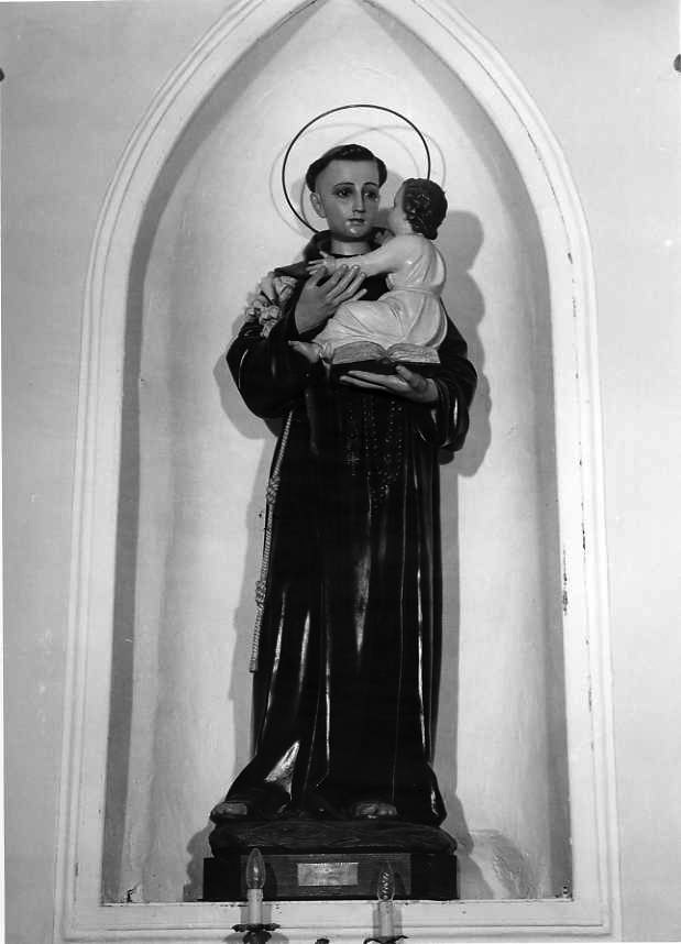 Sant'Antonio da Padova (statua) - bottega campana (seconda metà sec. XIX)