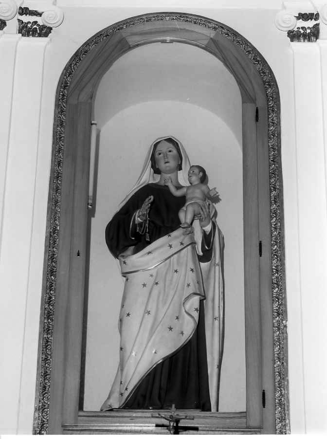 Madonna del Carmelo (statua) - bottega campana (metà sec. XVII)