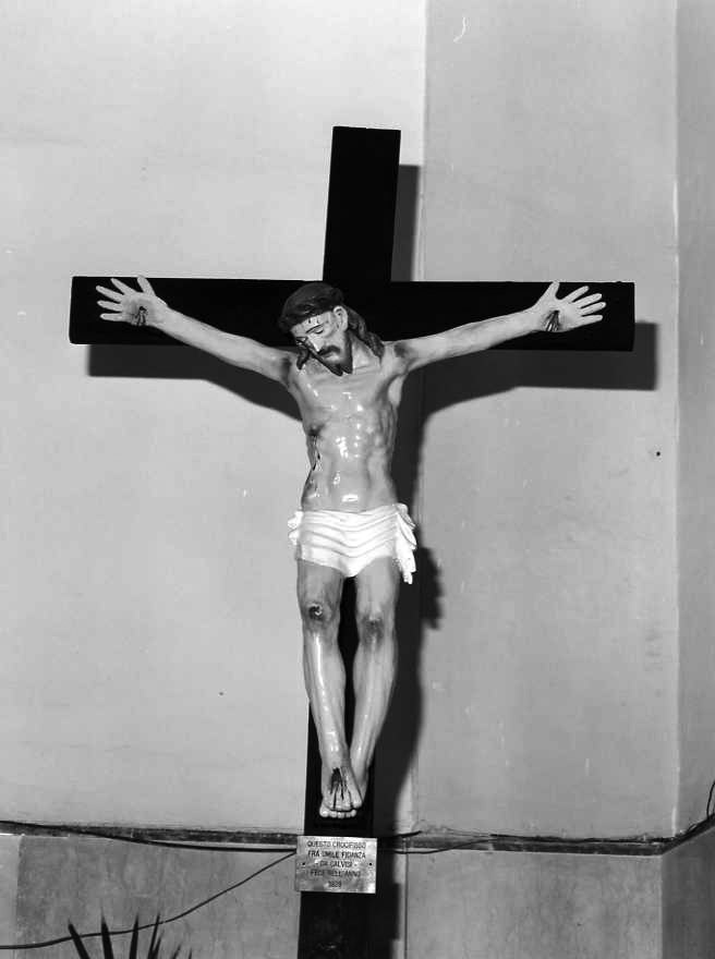Cristo crocifisso (crocifisso) - bottega campana (primo quarto sec. XX)