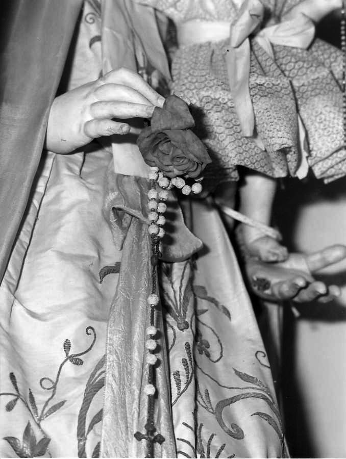 corona del rosario - bottega campana (sec. XVIII)