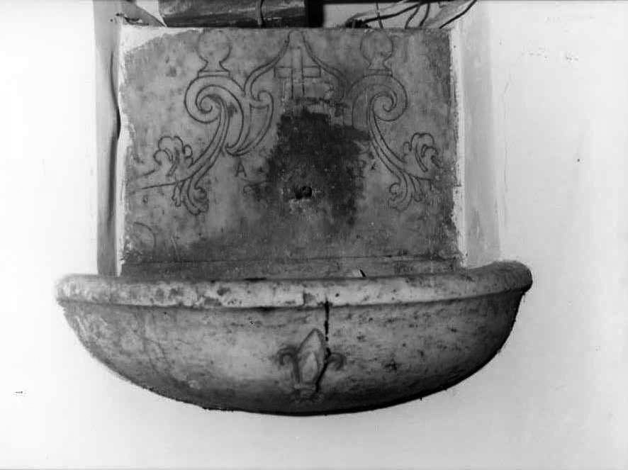 lavabo - bottega campana (sec. XVII)