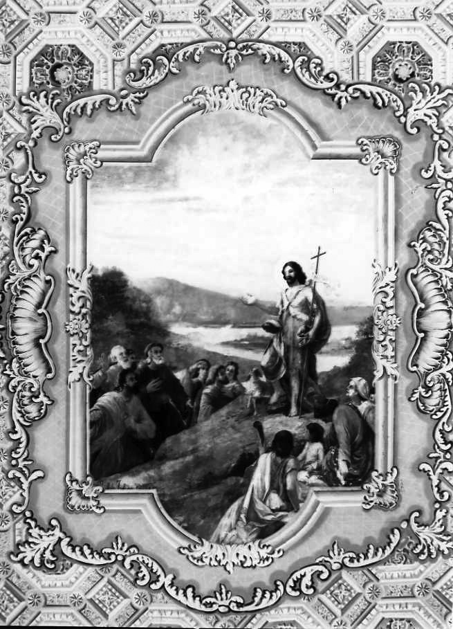 San Giovanni Battista predica nel deserto (dipinto) di Iodice Raffaele (sec. XX)