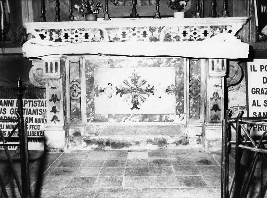 altare - bottega campana (fine sec. XVIII)